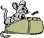 Maus bei der Arbeit